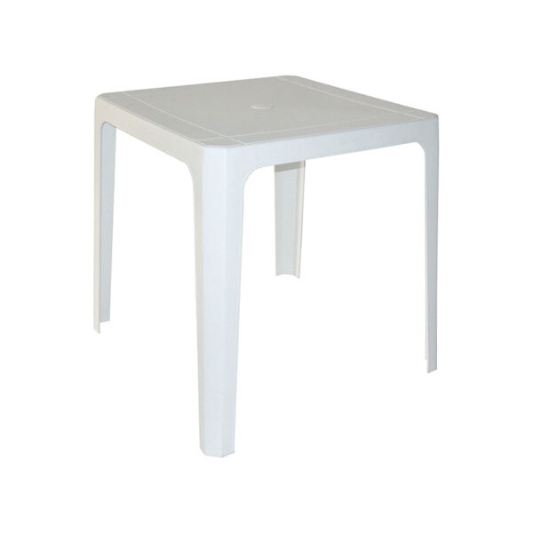 Mesa Beach Bar 70x70 cm. Blanca