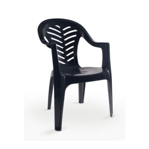 Sillón monoblock alto Palma.Gris Volcánico.