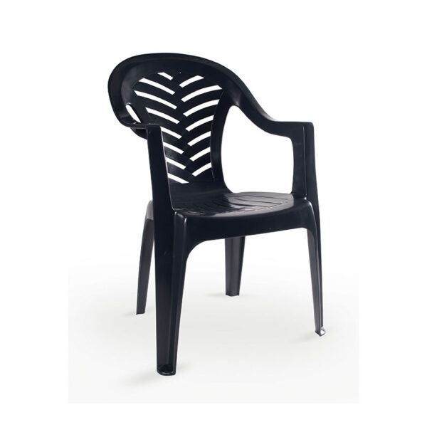 Sillón monoblock alto Palma.Gris Volcánico.