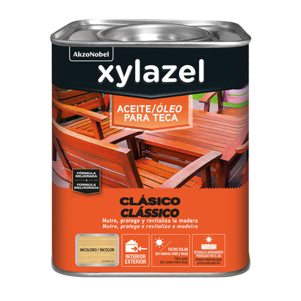 Xylazel aceite teca incoloro 750 ml