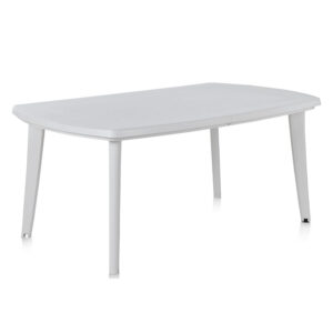 Mesa atlantic 170/225x100xh. 73 cm Blanca