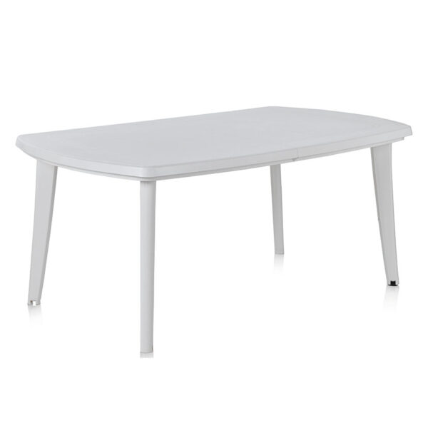 Mesa atlantic 170/225x100xh. 73 cm Blanca