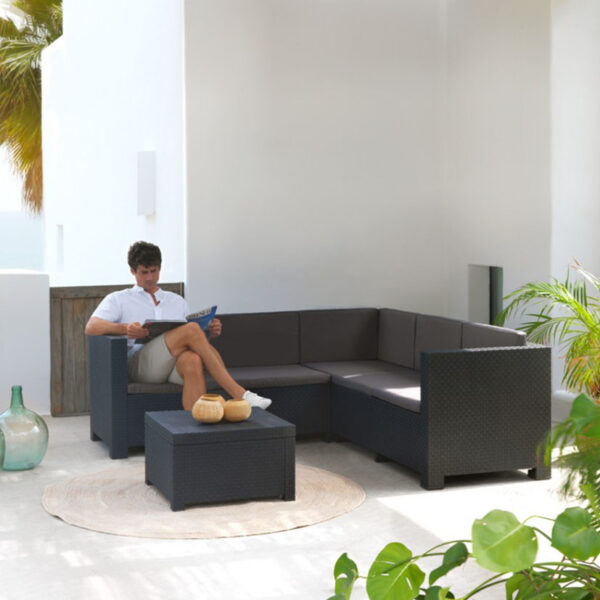 Conjunto rinconero Oasis. Grafito - Imagen 5