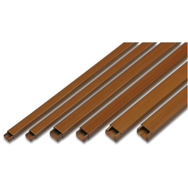 Canaleta adhesiva madera 2 m,10X16 mm.