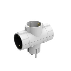 Adaptador triple tt cera.10a - 250v duole DUOLEC