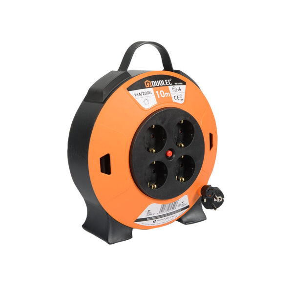 Enrollacable domestico 10 m max. 3000 w DUOLEC