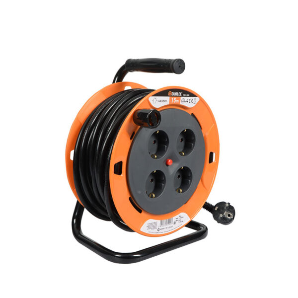 Enrollacable profesional 15 m max. 3000 W DUOLEC