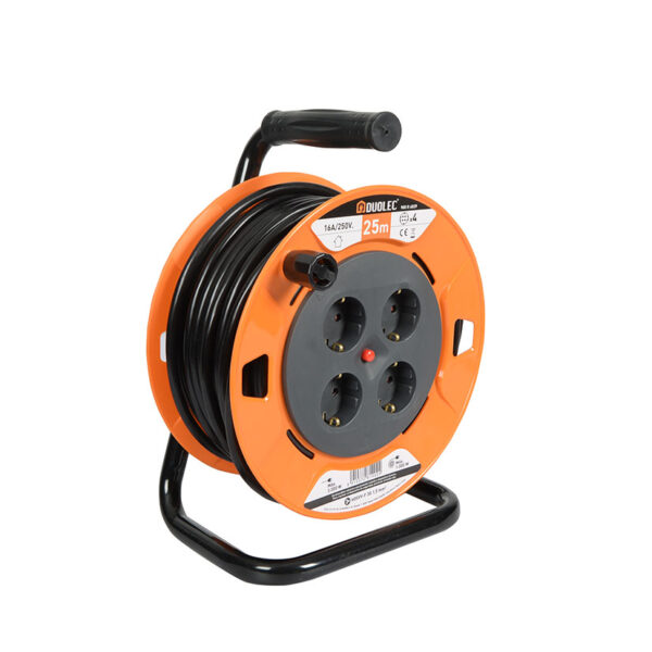 Enrollacable profesional 25 m max. 3000 W DUOLEC