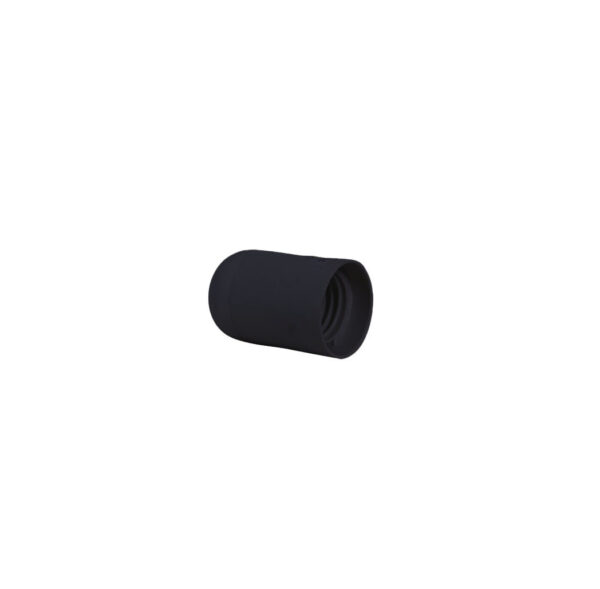 Portalamparas liso e27 negro DUOLEC