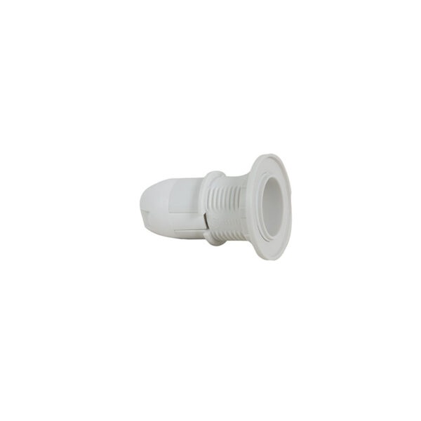 Portalamparas con arandela e14 blanco DUOLEC