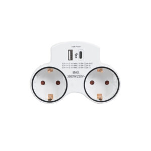 Adaptador doble con USB A+C