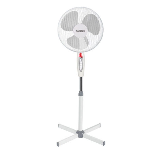Ventilador de pie blanco Ø 57cm HABITEX VP-07