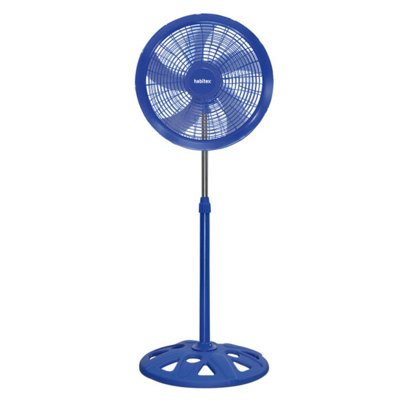 Ventilador de pie azul HABITEX FS45 5 aspas