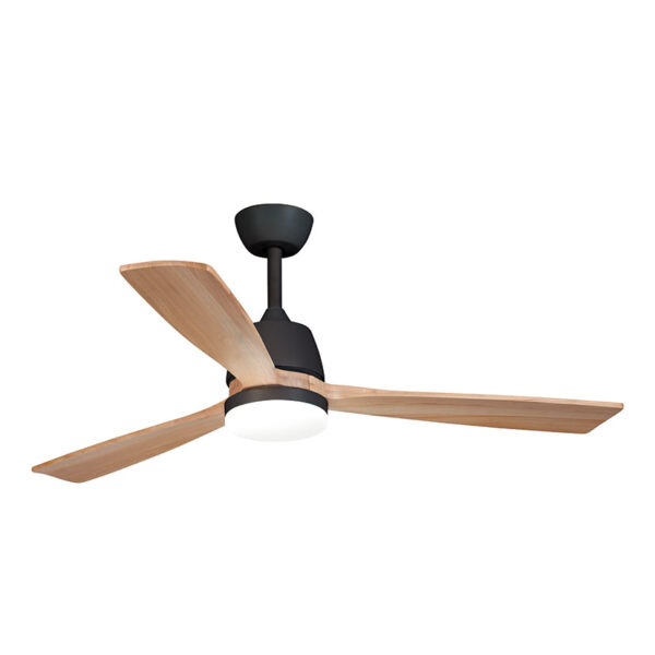 ventilador techo led negro habitex 53bk