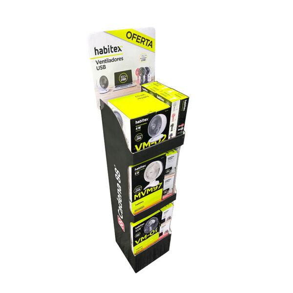 Display suelo ventilación USB HABITEX