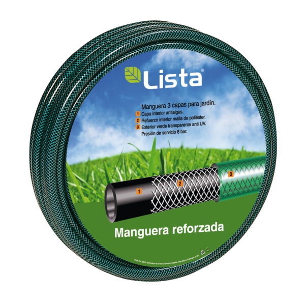 Manguera reforzada Lista 15x19,5 mm 10 m