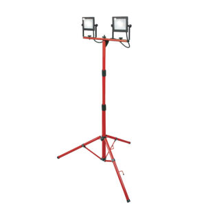Foco Led alta potencia con tripode 2x20W WORKLINE 5.000K
