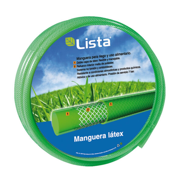 Manguera mallalatex Lista 15x21 mm 25 m
