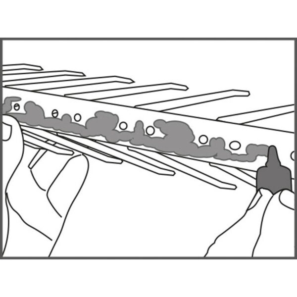 Ahuyentador pinchos palomas policarbonato 1 m - Imagen 6