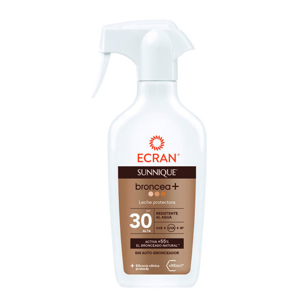 Broncea+ Pistola leche protectora Invisible SPF30 270 ml. Ecran Sunnique