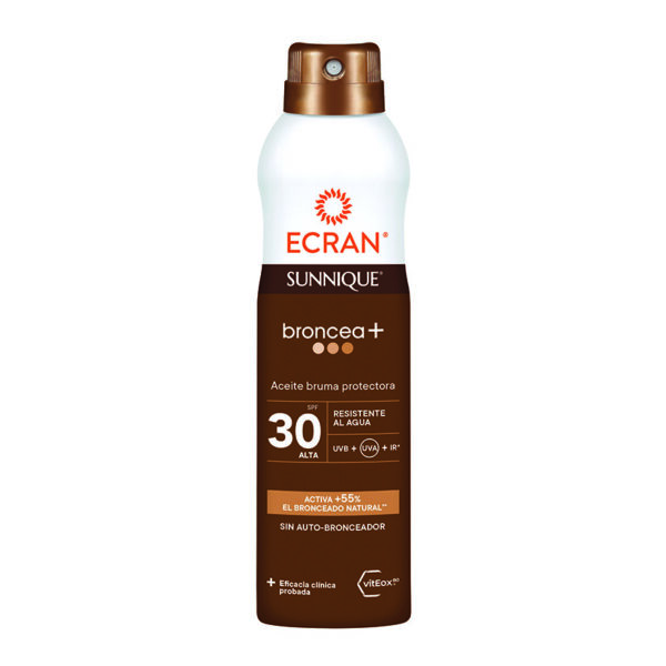 Broncea+ Bruma Aceite SPF30 250 ml. Ecran Sunnique