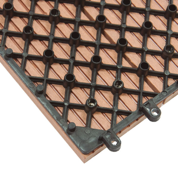 Baldosa compolsite 30x30x2 cm chocolate - Imagen 4