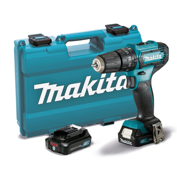 Taladro percutor Makita HP333DSAE 12v cxt 35nm 2ah 2