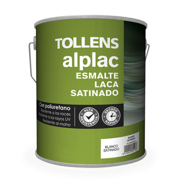 Esmalte laca Satinado blanco 750ML. Alpc