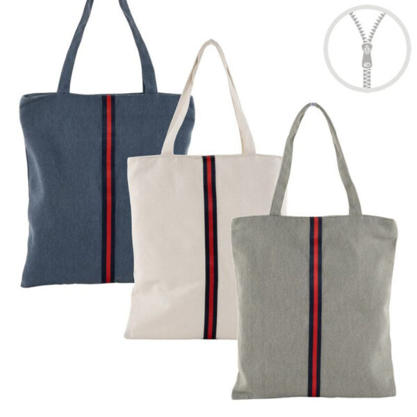 Bolsa con cremallera 3 colores surtidos