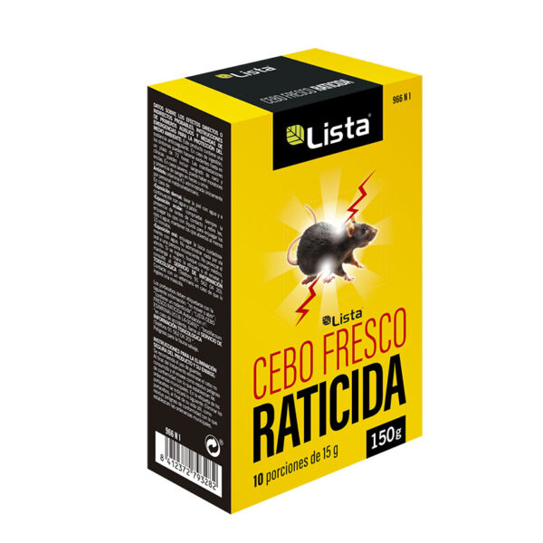 Cebo fresco Raticida 150 gramos