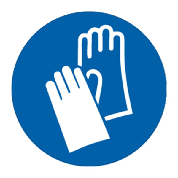 Adh circular obligatorio guantes 9 cm
