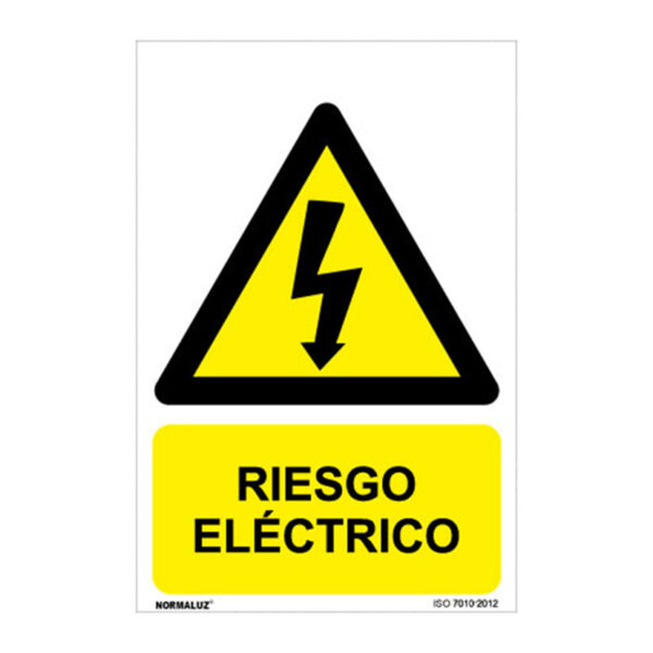 Adh riesgo electrico 150x200mm