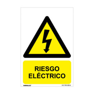 Adh riesgo electrico 100x150mm