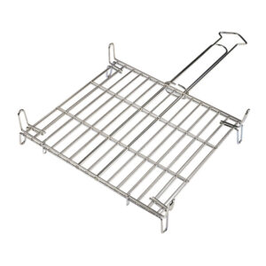 Parrilla doble almbre zinc 25x25 cm