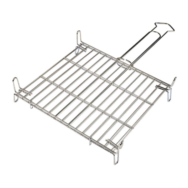 Parrilla doble almbre zinc 25x25 cm