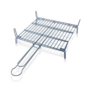 Parrilla doble almbre zinc 40x40 cm