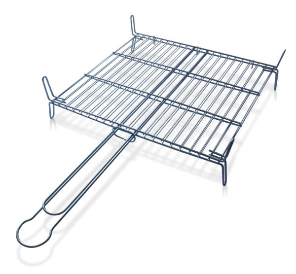 Parrilla doble almbre zinc 50x50 cm